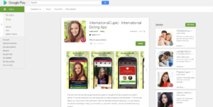 InternationalCupid rating by google