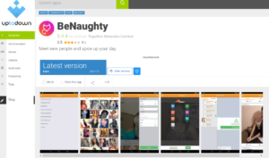 benaughty app rating by uptodown
