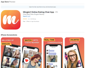 mingle2 rating by apple